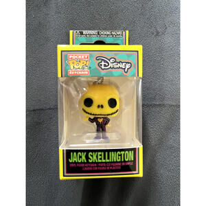 Funko Pop! Disney Jack Skellington Black Light Keychain - NEW / Unopened